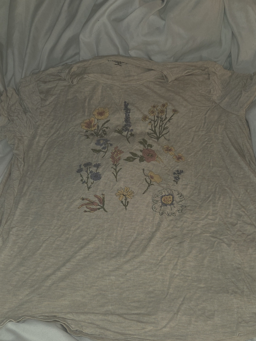 Maurices Cream Crewneck Tee